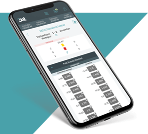View of the 3et sports betting application