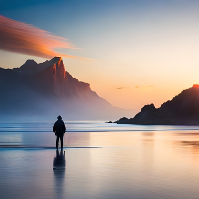 A magnificent foreign landscape