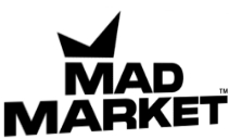The MadMarket broker logo in perspective